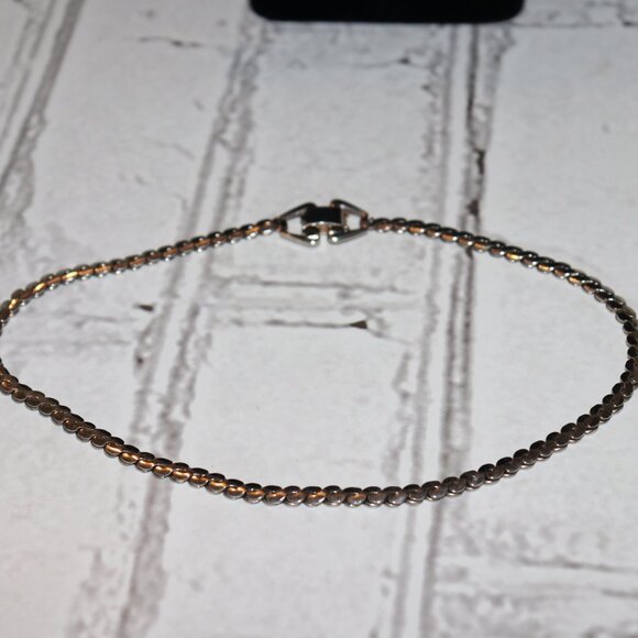 🌙✨🔗 Vintage Silver Chain Necklace · 15.5" · Sleek & Simple - Picture 3 of 6